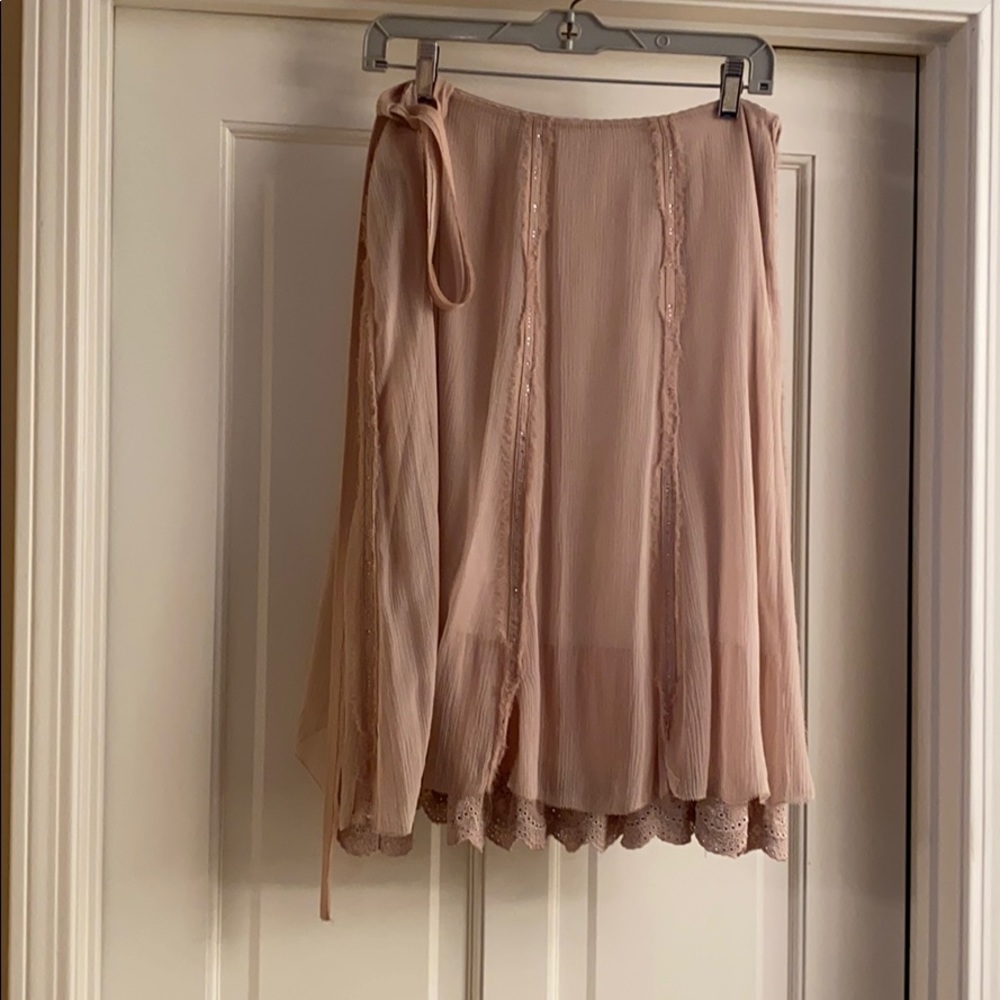 Gorgeous silk flowy skirt